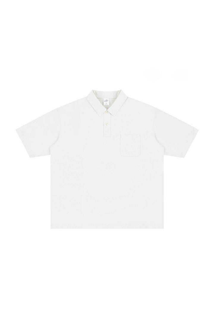 Dropped Shoulder Polo Shirt