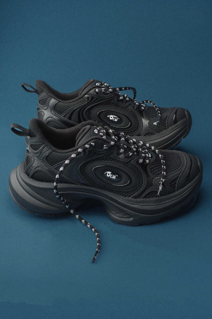 Black Disk Runtech Sneakers