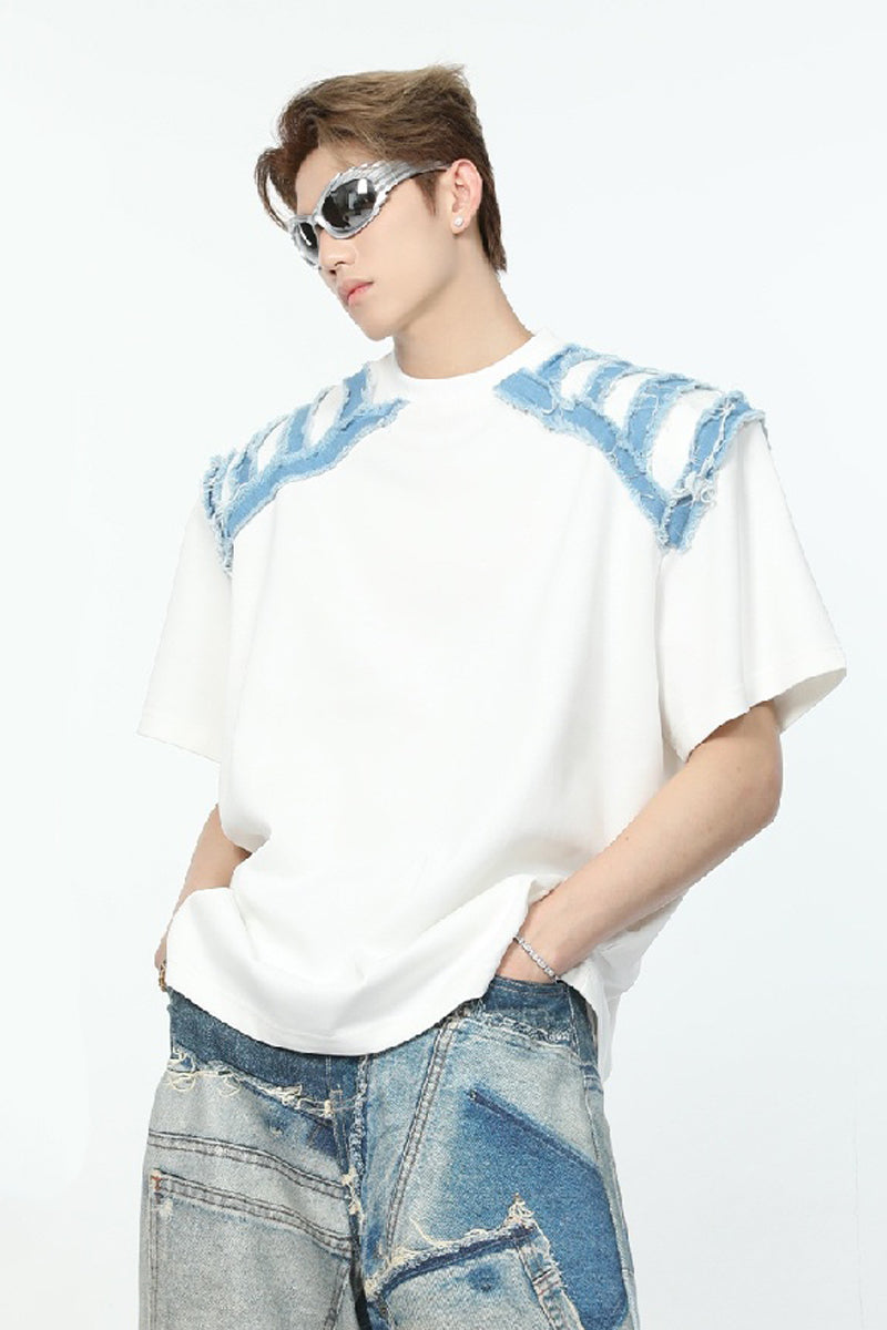 Colorblock Patchwork Tee