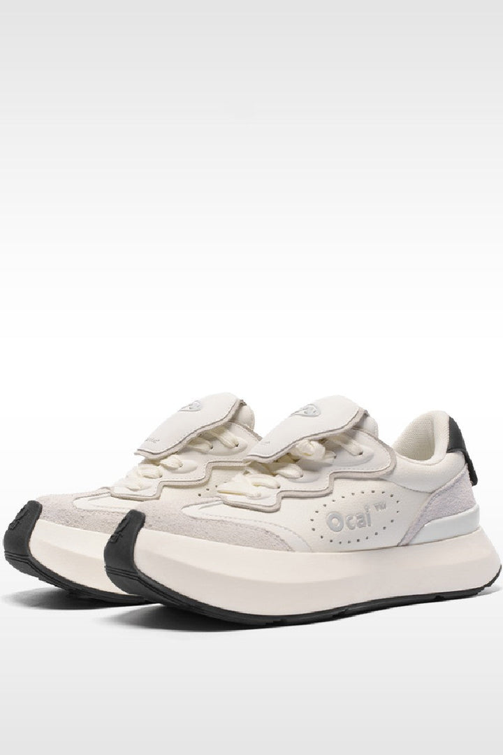 Crescent White Cloud Sneakers