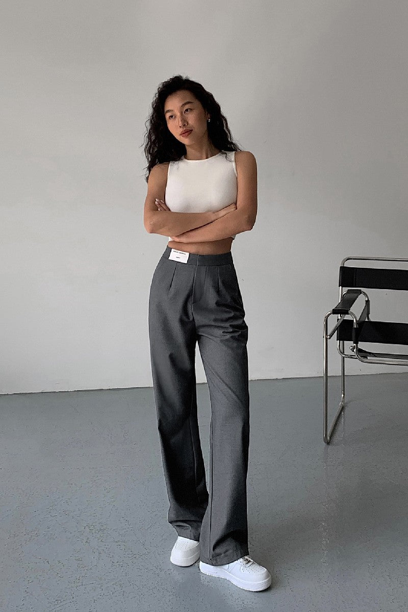 High Waist Wide Leg Pants