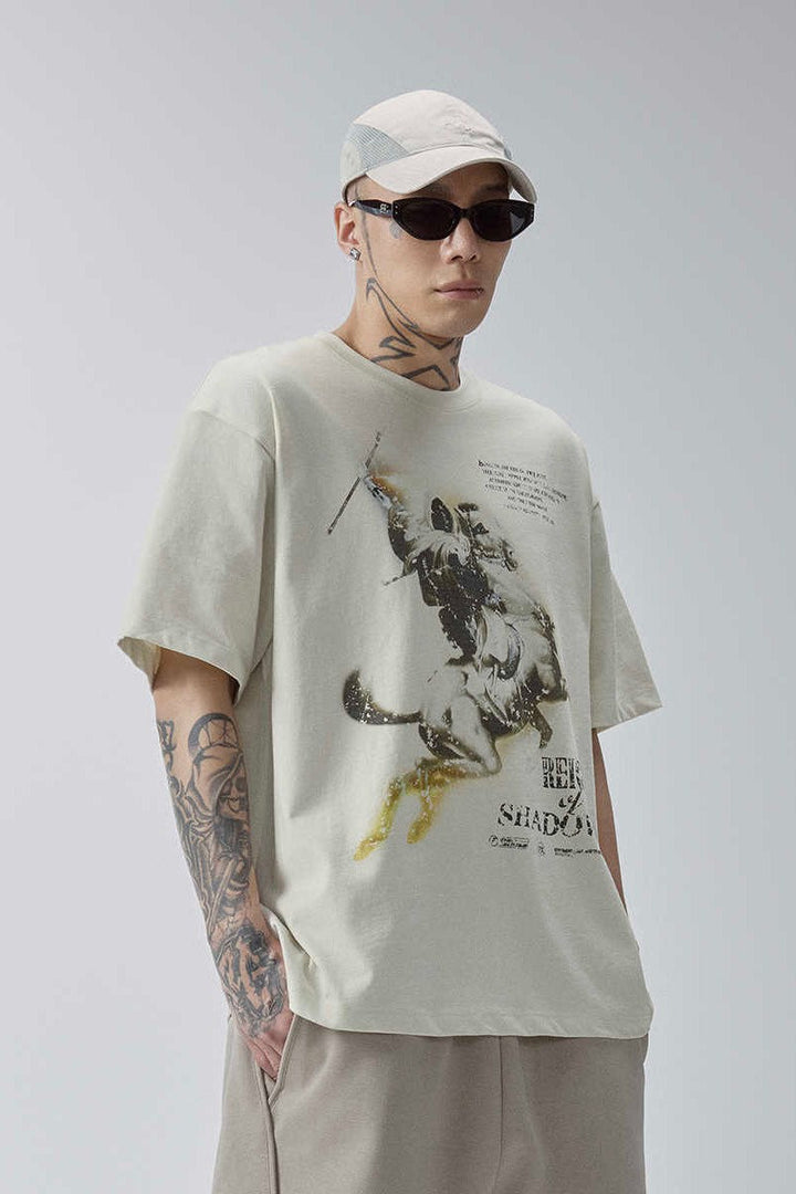 Retro Biker Graphic T-Shirt