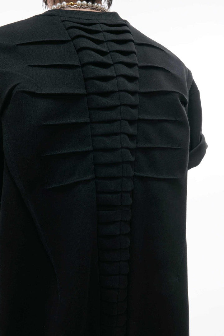 Spine Pleated Heavyweight Tee