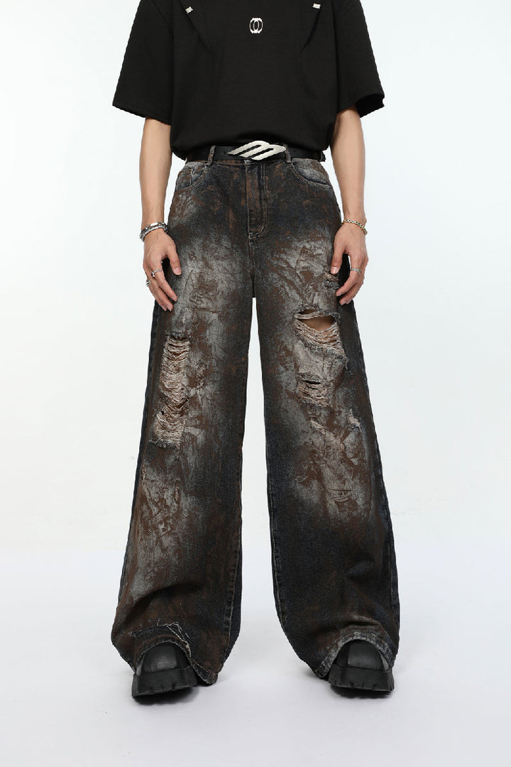 Rustic Distressed Jeans