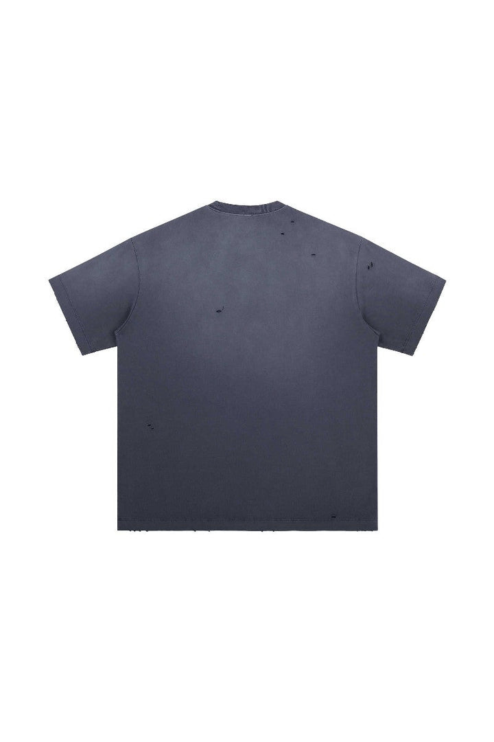 Distressed Spray Oversized Tee