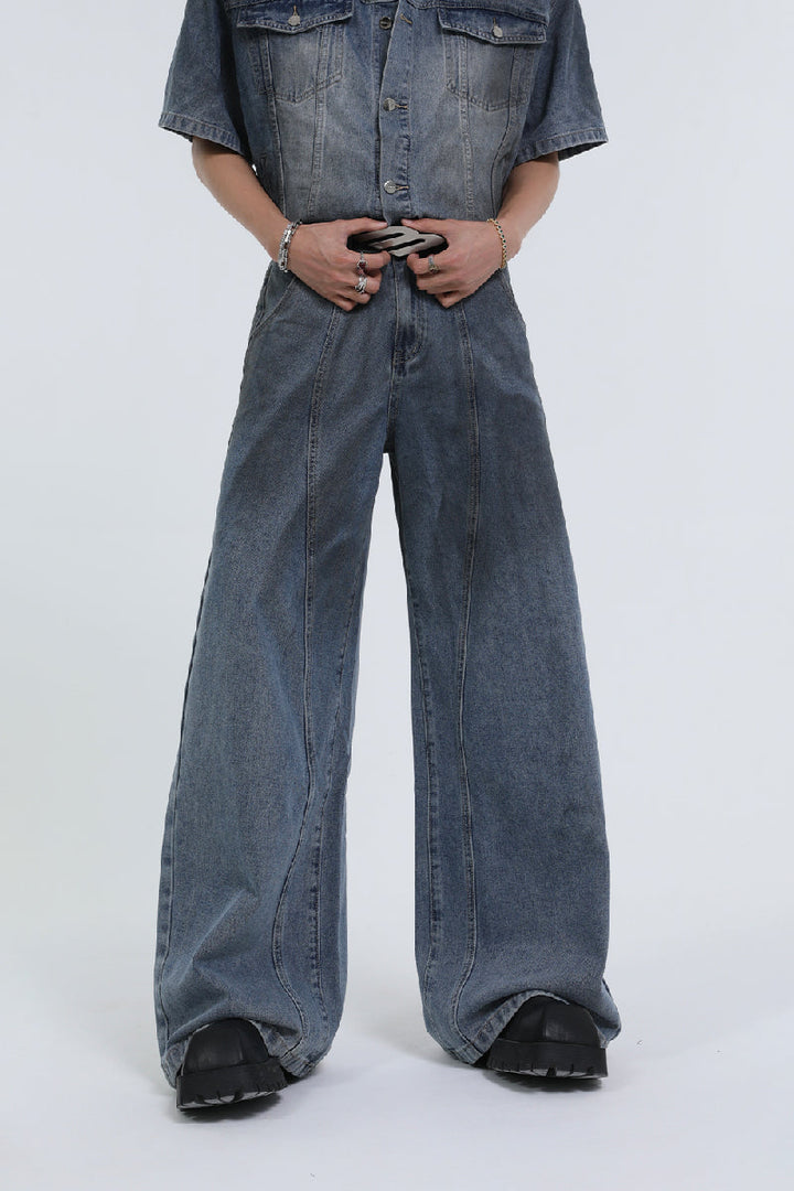 Vintage Straight-Leg Jeans