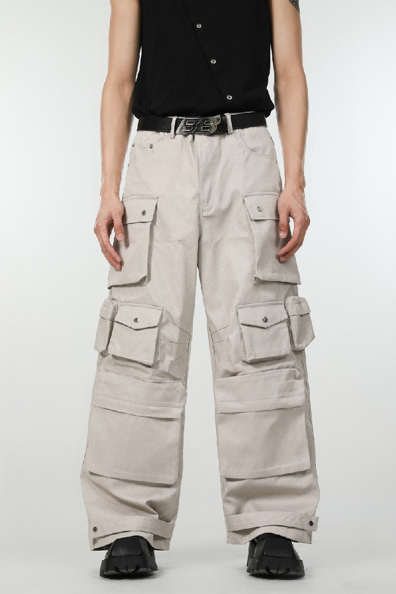 Multi Pockets Loose Cargo Pants