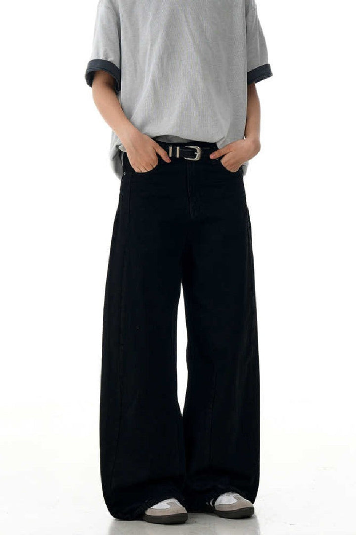 Black Straight Fit Jeans