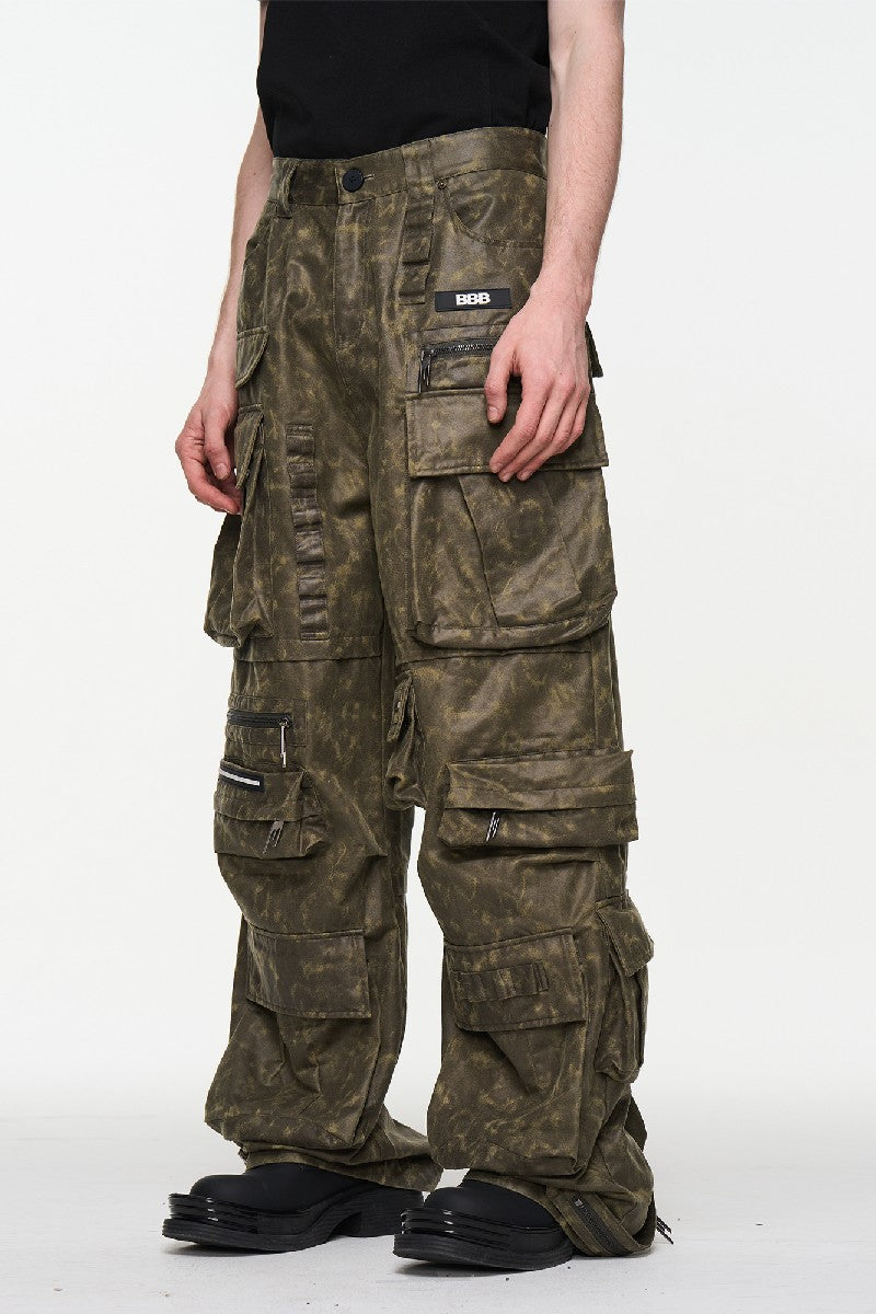 Heavy Craft Embroidered Cargo Pants