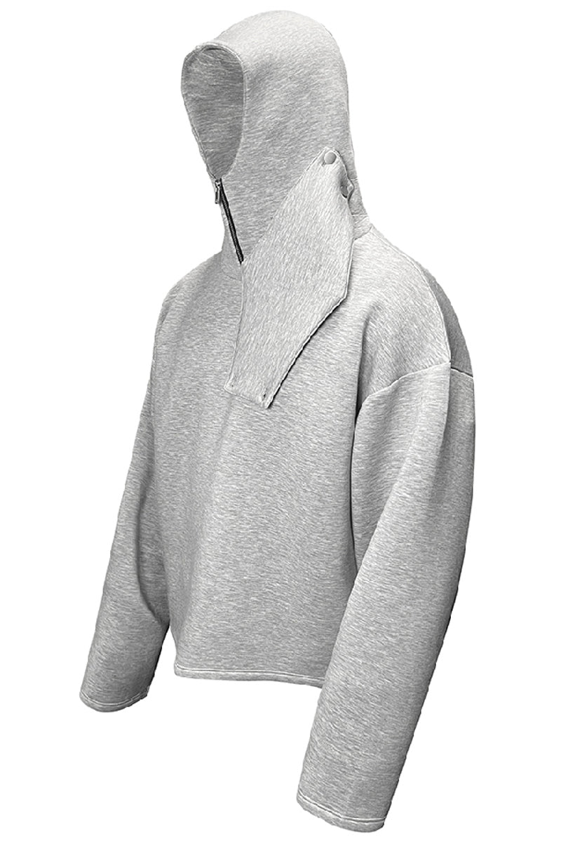 Knight Detachable Half-Zip Hoodie