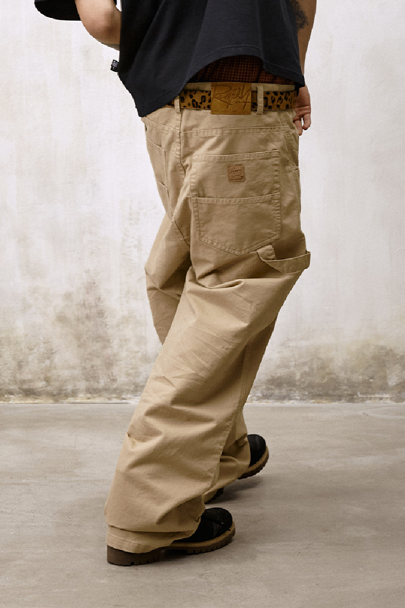 Loose Straight Cargo Pants