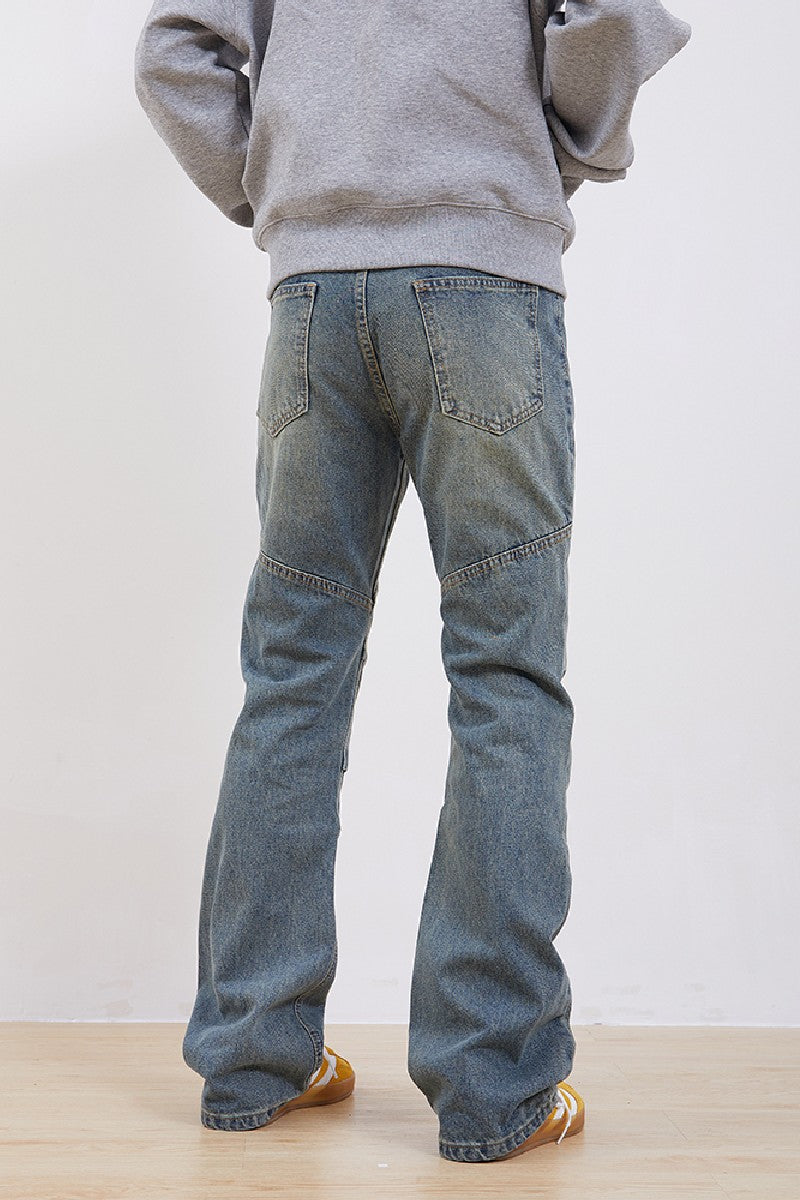 Retro Wash Flared Jeans