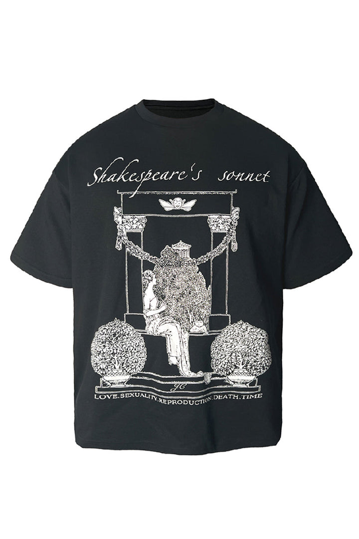 Shakespeare Poetry Island Cotton Tee