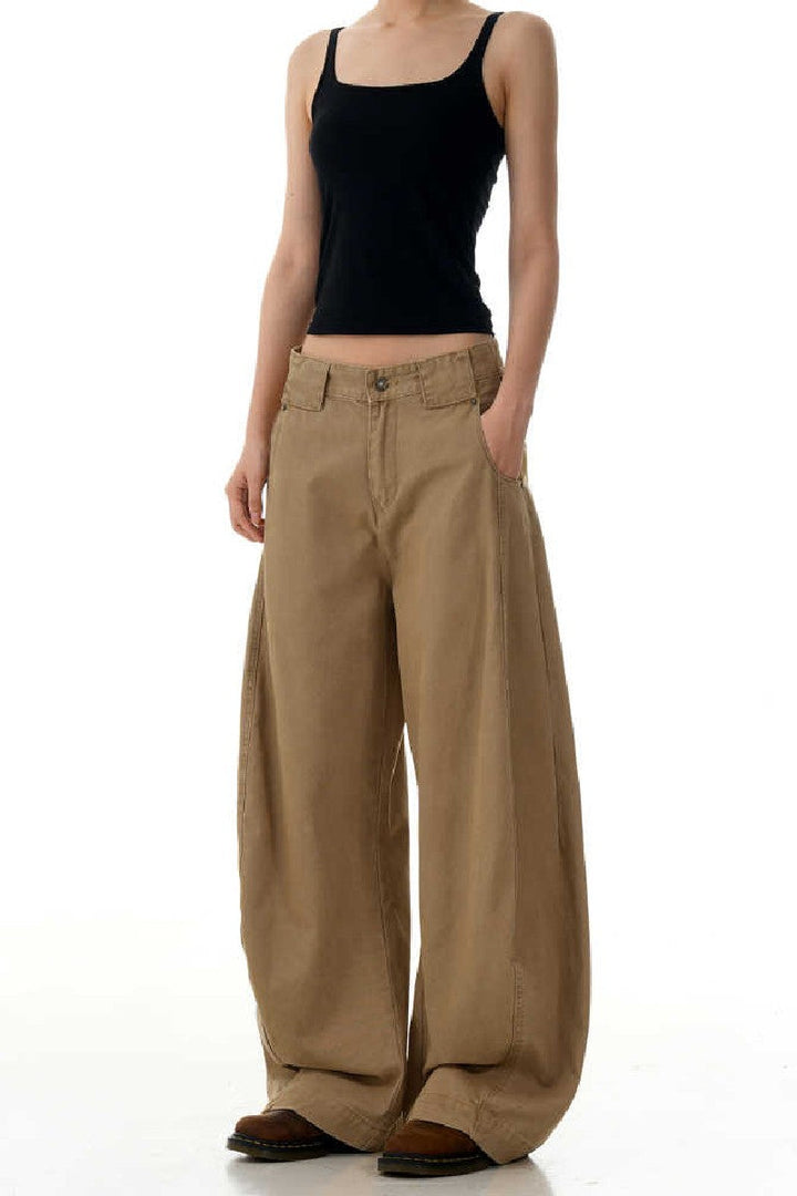 Khaki Blade Deconstructed Jeans