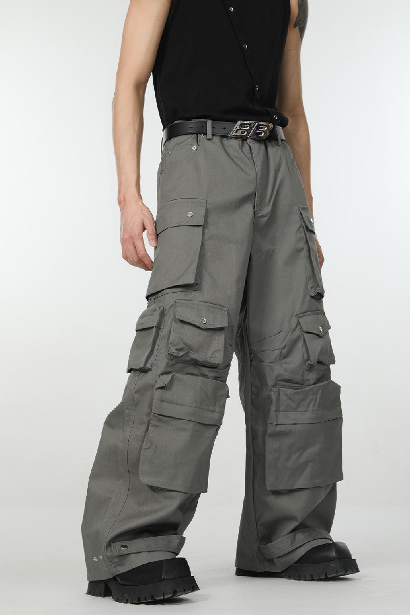 Multi Pockets Loose Cargo Pants