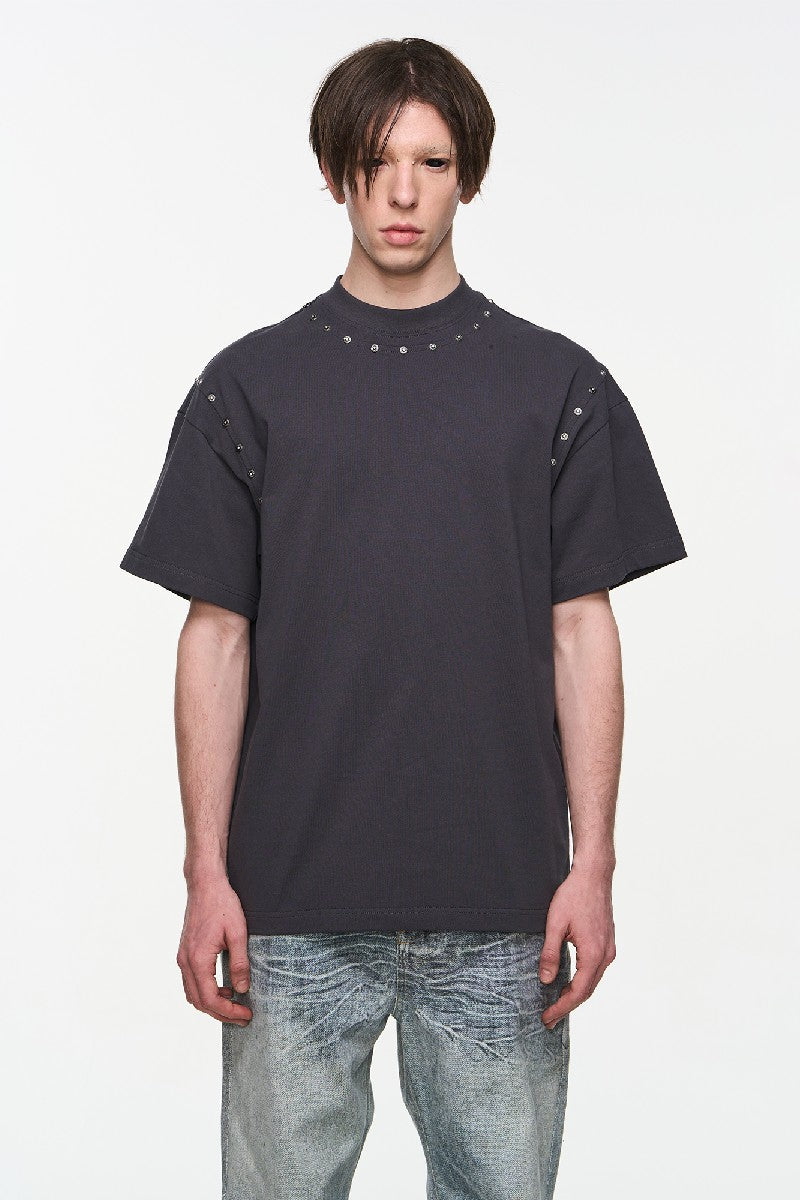 Metal Stud Cotton Diverse Tee