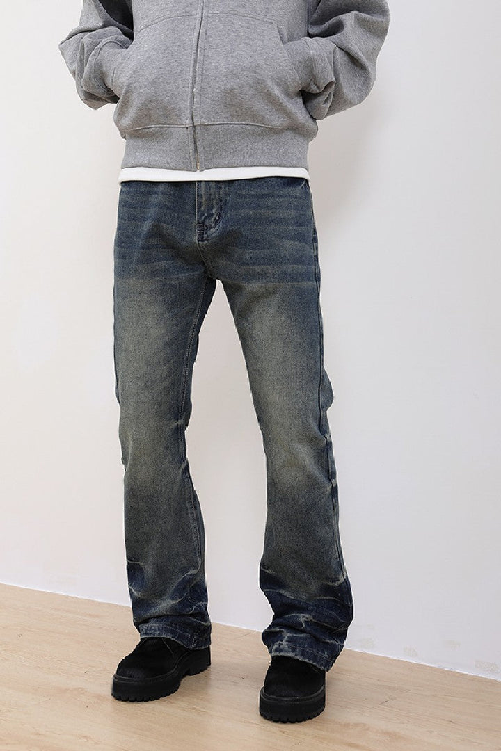 Washed Flared Jeans