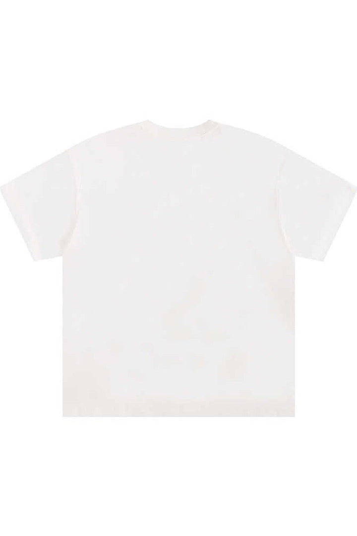 Graffiti Print Crewneck Tee
