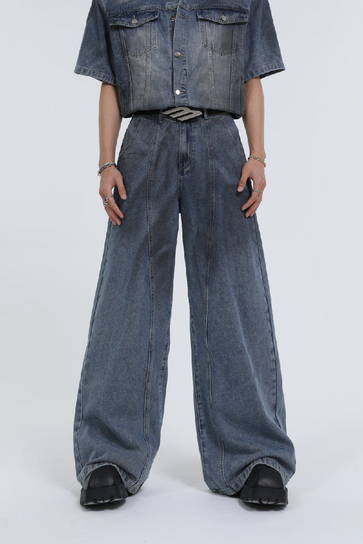 Vintage Straight-Leg Jeans