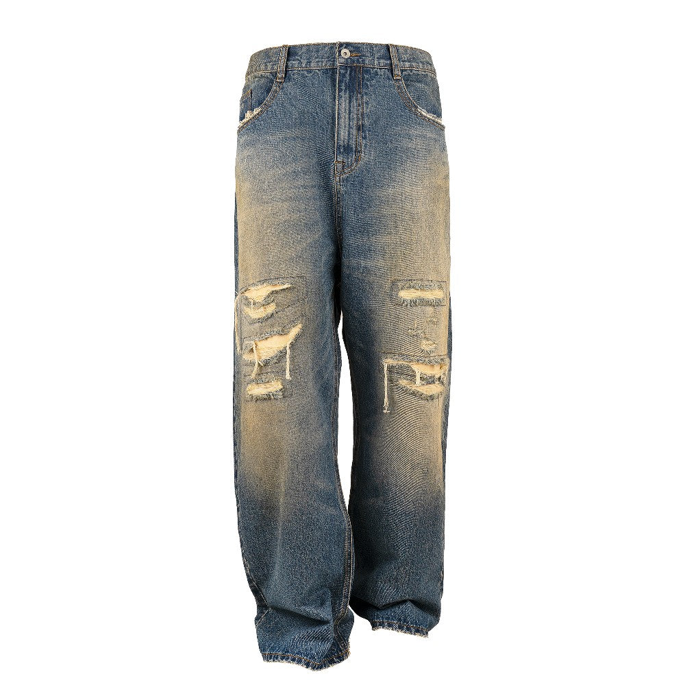 Distressed Loose Jeans