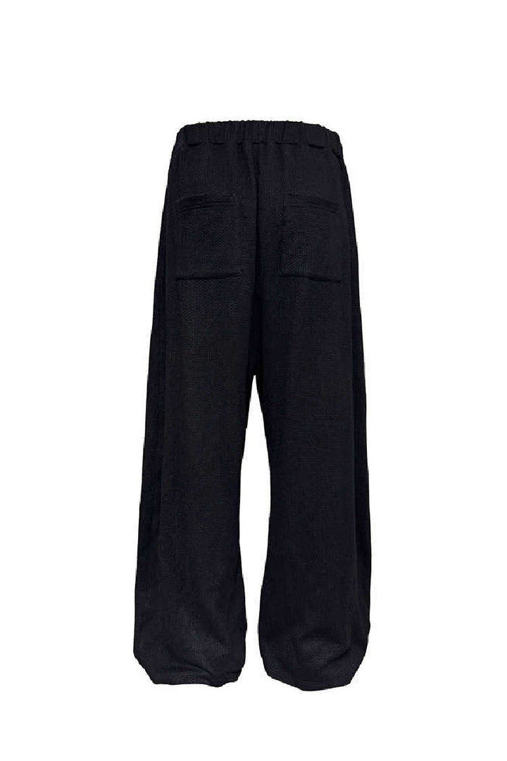 Drop Crotch Knit Trousers