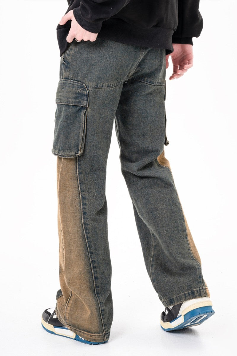 Stitched Flared Jeans