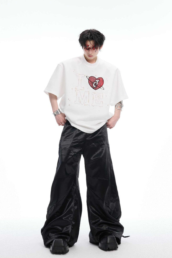 Hand-Sewn Pearl Heart Tee