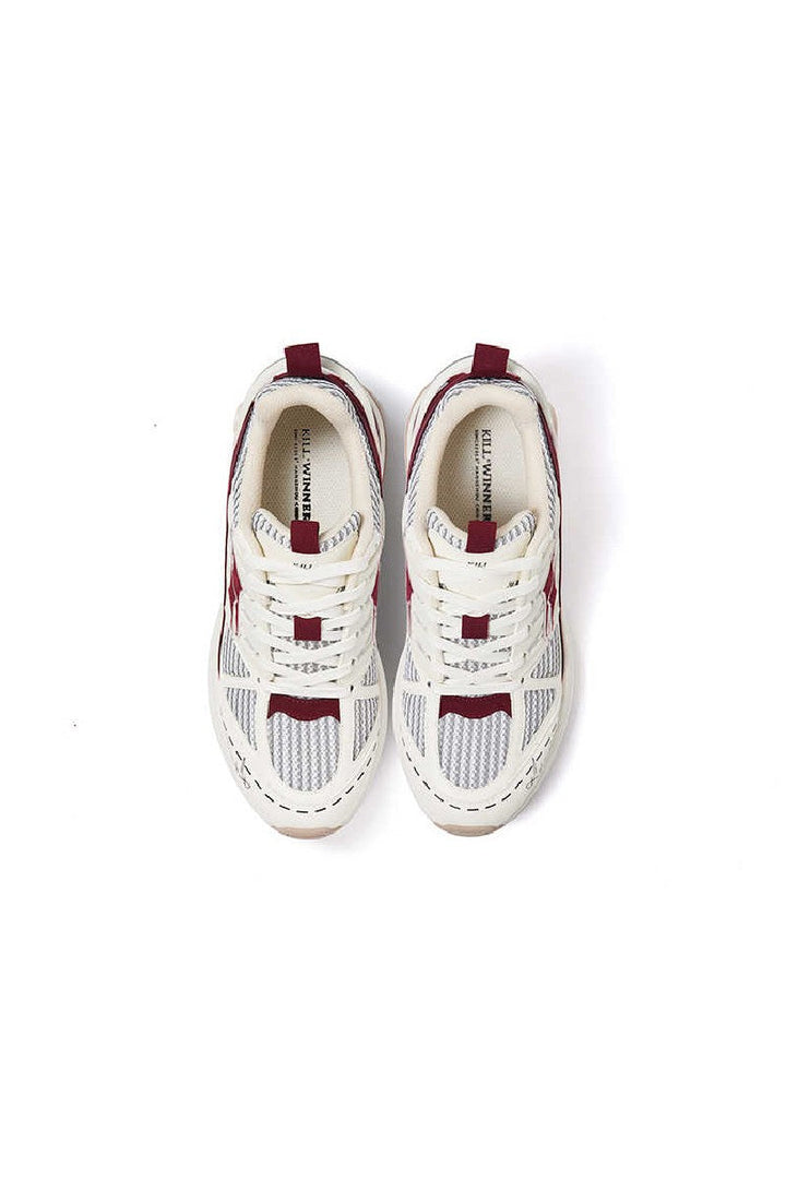 Retro Red Dad Sneakers