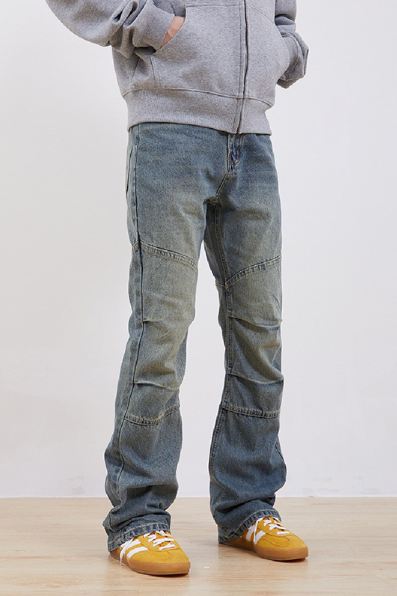 Retro Wash Flared Jeans