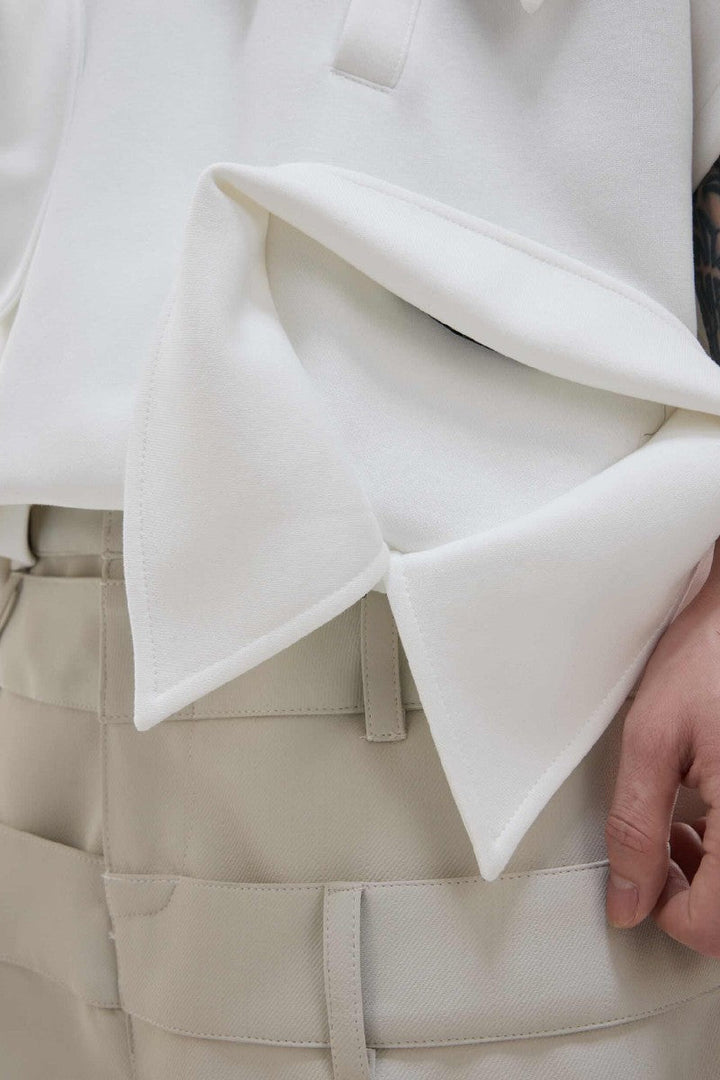 Deconstructed Multi Collar Polo