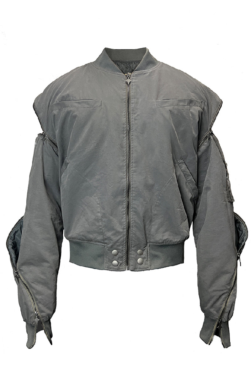 Double Zipper MA-1 Flight Jacket