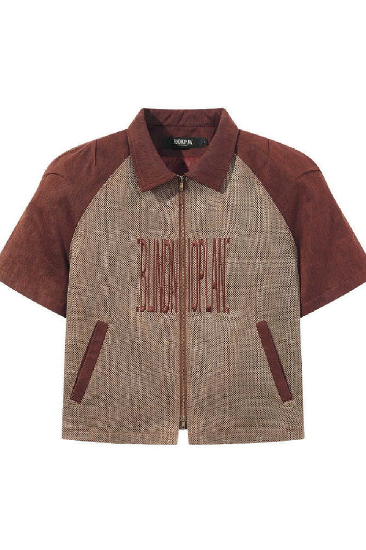 Padded Layered Short Sleeve Shirt