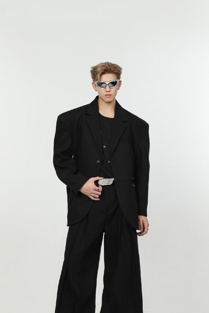 Shoulder Pads Suit Jacket