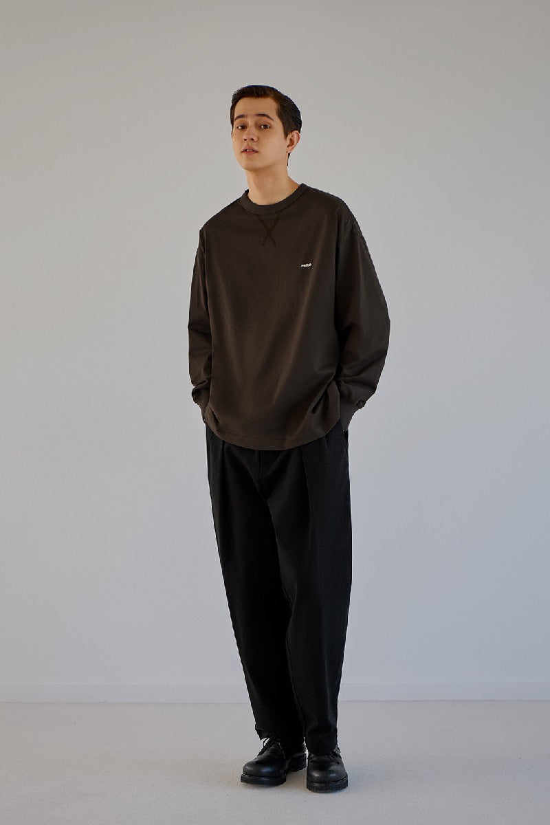 Island Cotton Round Neck L/S Tee