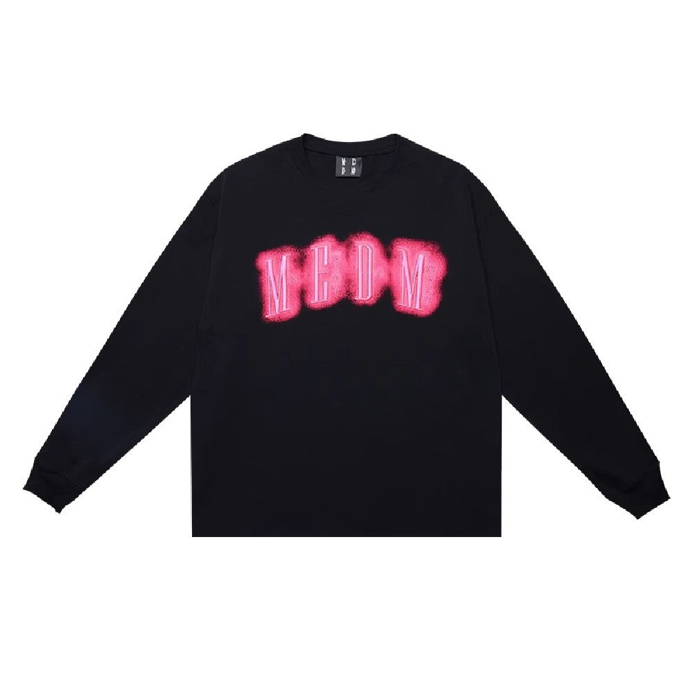 Neon Lights Logo Embroidered L/S Tee