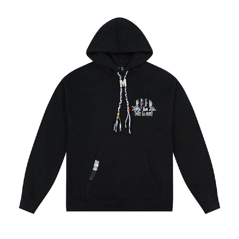 Logo Embroidered Washed Hoodie