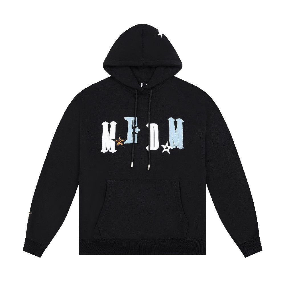 Patches Stars Logo Hoodie