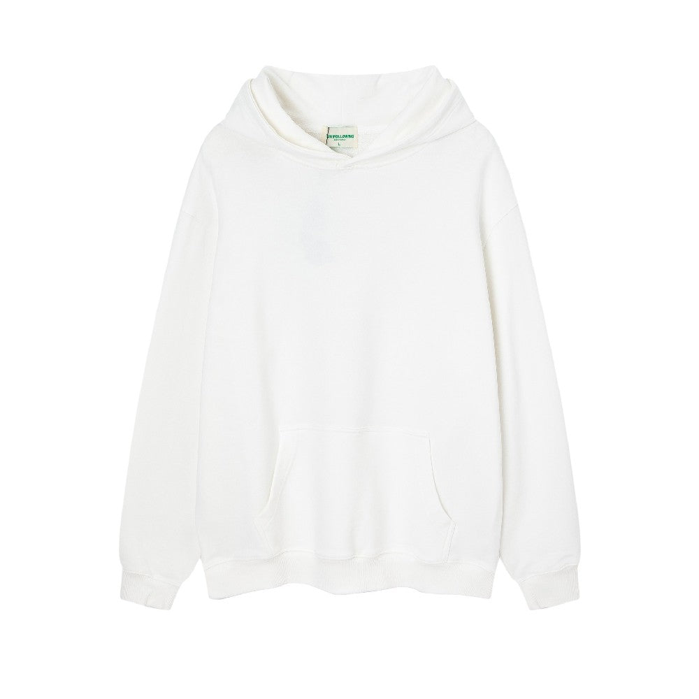 High Collar Fleece Hoodie