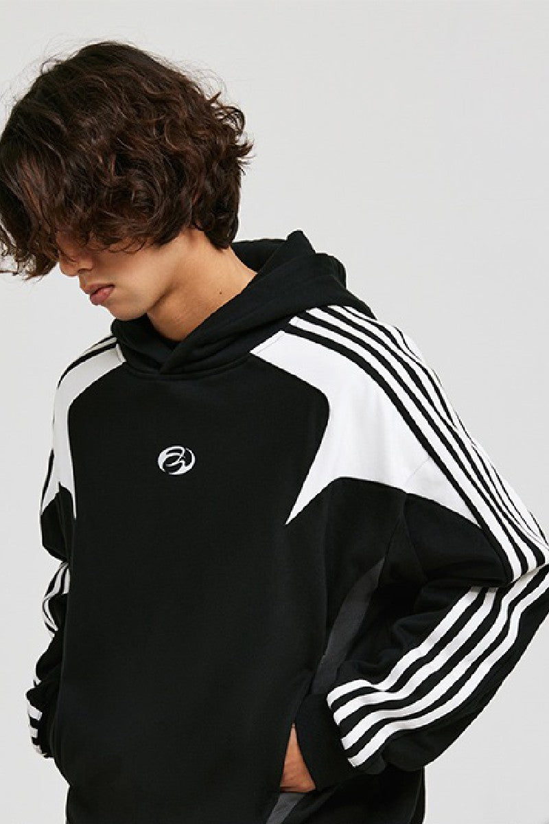 Logo Contrast Hoodie