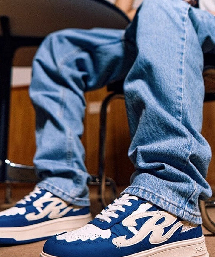 Blue Retro Sneakers