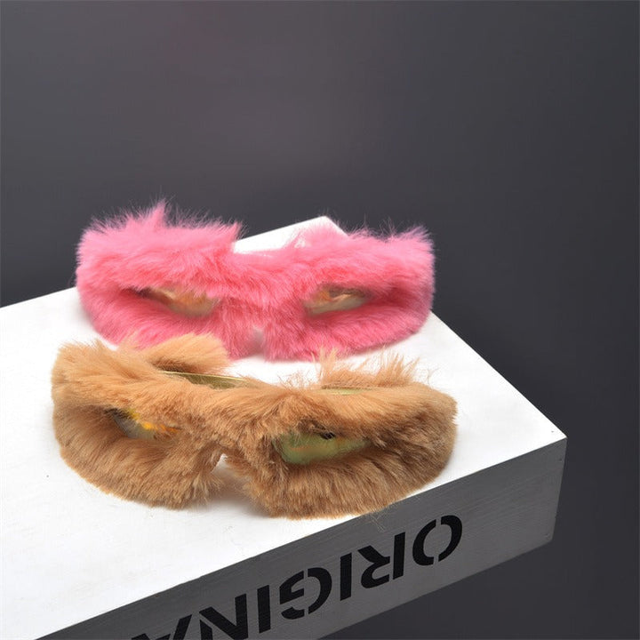 Furry Narrow Sunglasses