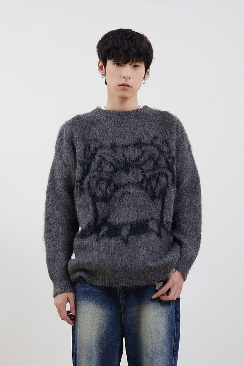 Dog Knit Mohair Sweater