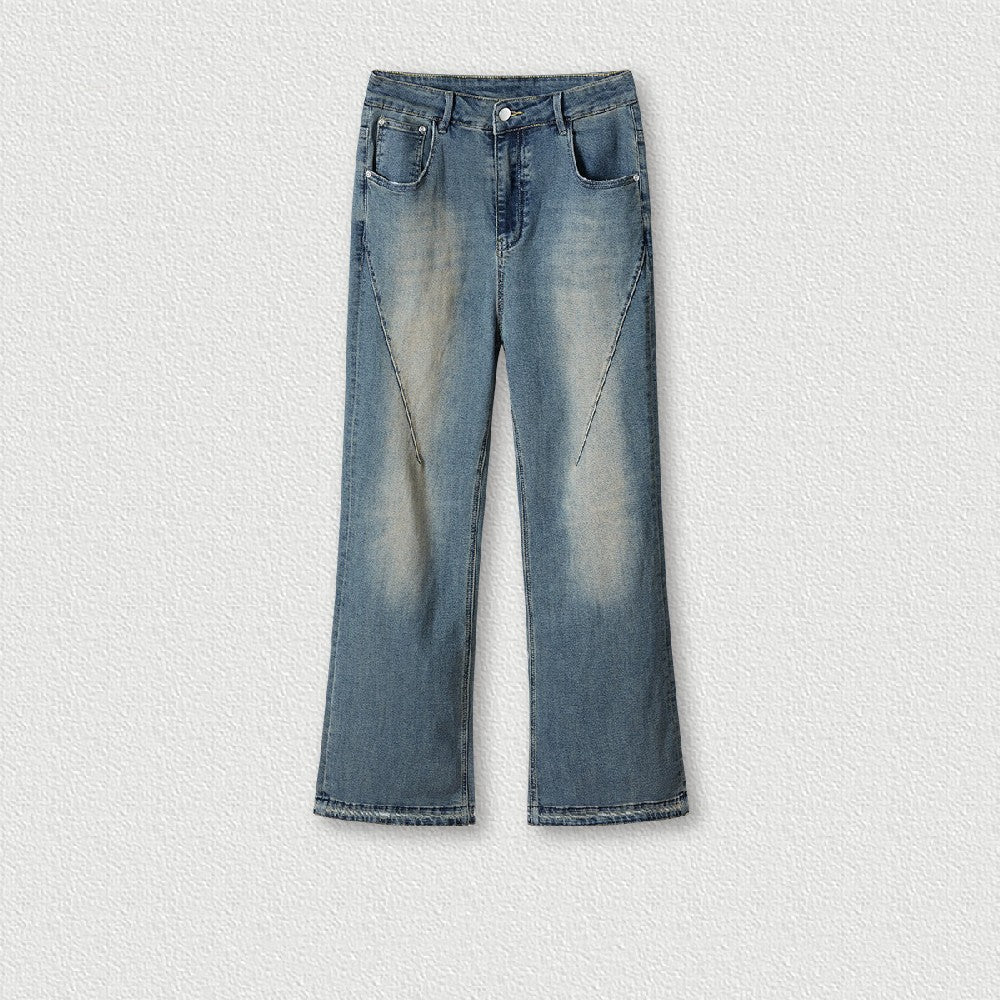 Washed Wide Leg Jeans