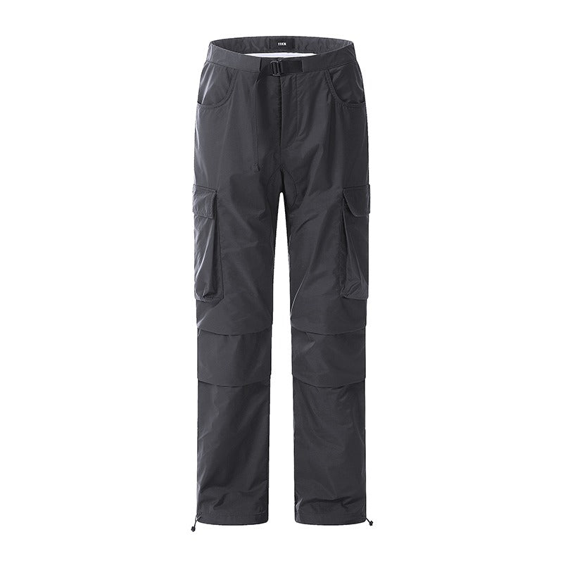 Pleated Loose Cargo Trousers