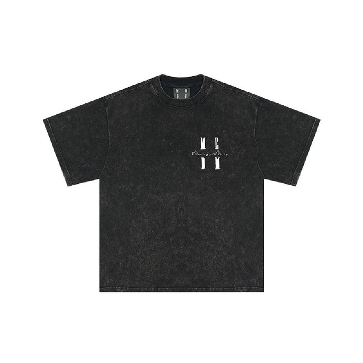 Embroidered Washed Logo Tee