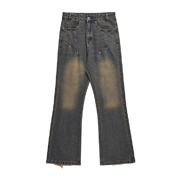 Mud Straight Loose Jeans