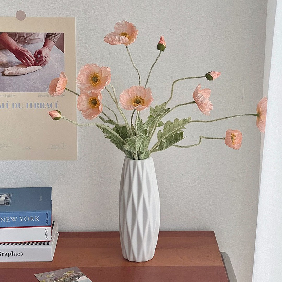 White Ceramic Modern Vase