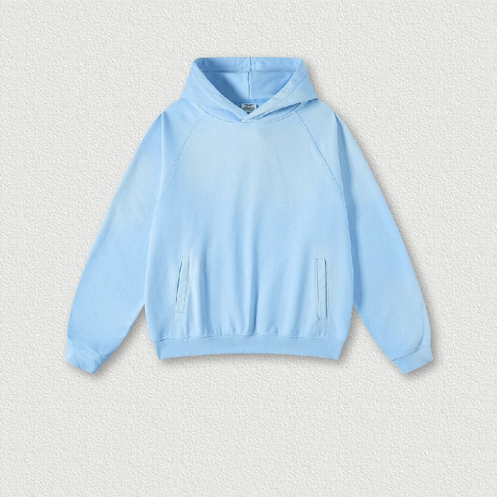 Fleece Gradient Washed Hoodie