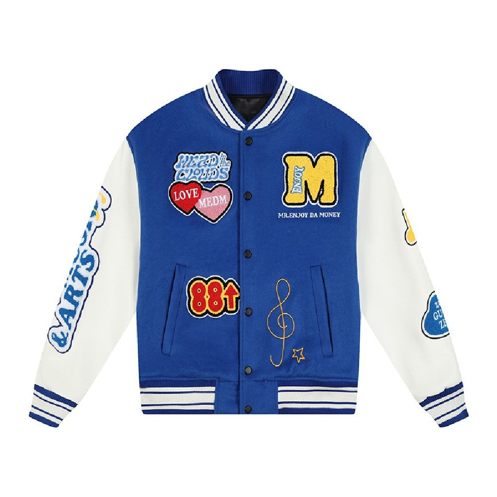 Sherpa Patches Varsity Jacket