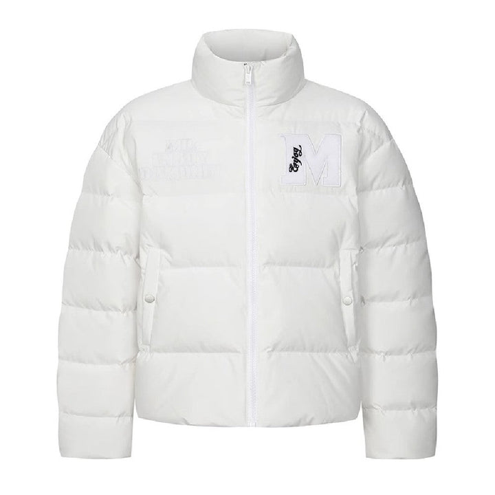 Velcro Logo Puffer Jacket